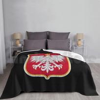 Polska Polish Coat Of Arms Eagle Flag Poland Blanket Super Soft Warm Light Thin Pole Polish Poland Polish Eagle Proud Size: 75*100cm, Weight: 230 GSM