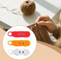 Knitting And Crochet Stitch Counting Set Red yellow white