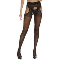 Medias Negras Black Tights Women'S Crotchless Bodystockings Sexy Sheer Silky Ultra Thin Legging Women'S Transparent Pantyhose