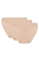 Vivisence 4002 3-pack beżowy xl majtki figi
