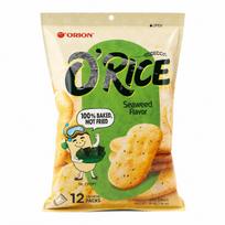 Orion jūrų dumblių skonio ryžių traškučiai 95,4g traškūs ryžių užkandžiai su jūrų dumblių skoniu #Seaweed-flavored*1pack