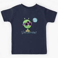 ALIEN VACATION Kids T-Shirt 130
