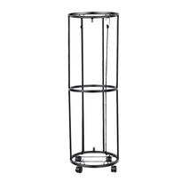 Ball Storage Basket with Wheels Silent Universal Casters Storage Rack Multi Sport Ball Holder For Home Gym School