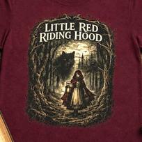 Little Red Riding Hood Shirt, Fairy Tale Tee, Gothic Storybook Graphic Shirt, Grimm Fairy Tales Shirt, Dark Academia Clothing, Folklore Gift XL