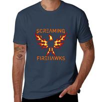Minimalist Screaming Firehawks For The Expanse Tshirt Comfort Stretch Tee Shirt S