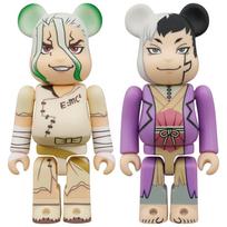 Medicom Toy BERBRICK Bearbrick Anime Dr. STONE Ishigami Senku Asagiri Gen 2PCS SET Each height approximately 70mm Non-scale Painted finished figures