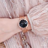 Hong Kong Watch Women's Steel Band Quartz Watch Watch Rhinestone Rose Gold Women's Watch