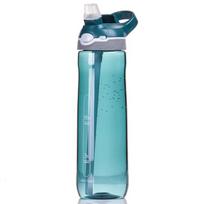 750ml/1000ml Tritan Material Water Bottle With Straw Eco-Friendly Durable Gym Fitness Outdoor Sport Shaker Drink Bottle 750ml