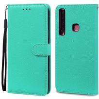 A9 2018 dėklas Samsung Galaxy A9 2018 dėklas atverčiamas piniginės dangtelis odinis dėklas Samsung A9 2018 A920F A920 GalaxyA9 dangtelis For Galaxy A9 2018 dangaus mėlyna spalva