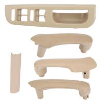 Window Switch Panel Bezel Interior Door Grab Handle for MK4 1999‑2004 Beige smėlis