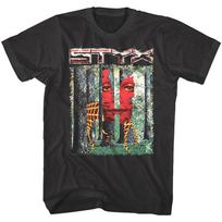Styx Grand Illusion Album Cover Men's T Shirt Rock Band Art Concert Tour Merch XL