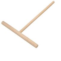T-Shaped Pancake Utensils Crepe Non-Stick Wooden Spreader And Spatula Rake Spreading Pie Pancake Tools 1