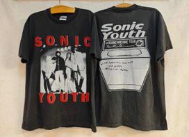 Vintage 1995 Sonic Youth Washing Machine Tour 90s Band Size L T-Shirt REPRINT L