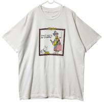 90s SHOEBOX Single Stitch Vintage T-Shirt Art Illustration S