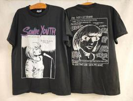 Vintage Sonic Youth Goo Concert 90s Band Y2K Grunge BLACK Sz.L T-Shirt REPRINT XXL