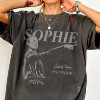 Sophie Cunningham Point Indiana Vintažiniai marškiniai XXL