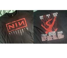 New NIN Nine Inch Nails 2026 Peel It Back Tour T-Shirt1 XXXXL