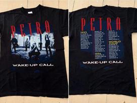 PETRA Musical Group T-Shirt VTG Best Petra Wake-up Call 1993 1994 Album Shirt XXL