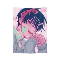 Alien Stage Anime Blankets Fleece Spring/Autumn Multi-function Super Soft Throw Blanket for Bed Office Bedspreads Size: 75*100cm, Weight: 230 GSM