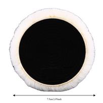 Natural Wool Car Polisher Buffer Hook Loop Back Hook and Loop Backing  Car  Boat  Floors 3Inch