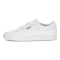 PUMA Smash 3.0 Unisex Leather Low Top Skate Shoes White 390987-01 35.5