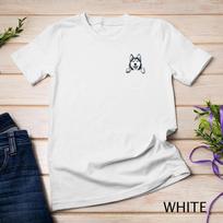 Siberian Husky in Your Front Pocket T Shirt Dog Lover Gifts Unisex T-shirt 13 S