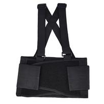 Weight Lift Back Support Brace Belt Lumbar Lower Waist Suspender Work New