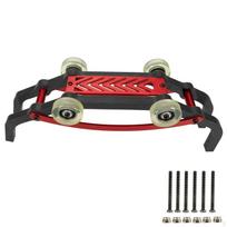 1/16 RC Roll Cage High Strength Chassis Aluminum Alloy Rods Control Vehicle Protector raudona