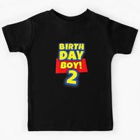 2 Year Old Toy Birthday Boy 2nd Birthday Boy Gift Kids T-Shirt 150