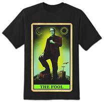 Rock Rebel Herman Munster The Fool Tarot Card Men’s T- Shirt XL
