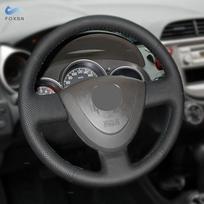 Pynės ant vairo Honda City 2002-2008 Civic 2002-2005 Fit Jazz 2001-2005 Automobilio vairo odinė apdaila Juoda
