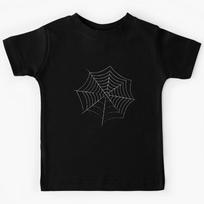 Spiderweb (white) Kids T-Shirt 130