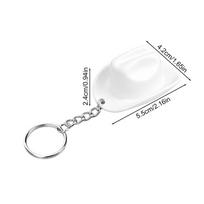 Cowboy Hat Style Bottle Opener Retro Western Ornament Cowboy Hat Shape Beer Opener Keychain For Tote Bag Backpack Car Keys balta