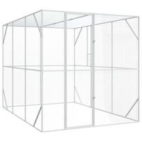 vidaXL Cage pour oiseaux Anthracite 210 x 304 x 213 cm Acier galvanisé