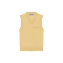 Fear Of God Essentials SS23 Pullover V Neck Vest Light Tuscan Women Tops Egg-Yellow FOG-SS23-114 XS
