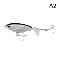 1 vnt. Kokybiški Whopper Plopper vobleriai 7,5 cm 6,5 g Paviršiniai popperiai Žvejybos masalas Kietas masalas Sukama minkšta uodega Žvejybos reikmenys B-7cm/6g