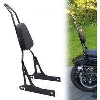 Motociklo galinės sėdynės atlošo juosta, skirta Davidson Dyna Fxd Fxdb Fxdc Fxdl Streetbob Wide Glide Low juoda