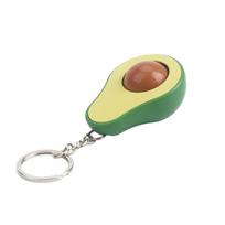 Novelty Avocado Keychain Avocado Keyring Adorable Avocado Stress Key Jewelry Stylish Avocado Key Pendant Plastic Texture 1