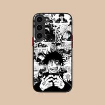 Jujutsu Kaisen Megumi Mobiliojo Telefono Dėklas Samsung Galaxy S25 S24 S23 S22 S21 Plus FE Ultra Spalvos Silikoninis Dangtelis Prabangus Dangtelis Galaxy S21 5G black