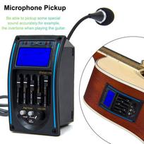 5 Band Acoustic Guitar EQ Preamp Set Acoustic Guitar LCD Display 5 Band EQ Equalizer with Pre-control Knob Microphone China Mainland