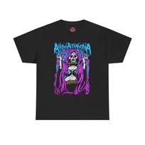 Asking Alexandria Purple Grim Reaper with Hourglass Rock Band Unisex T-Shirt S