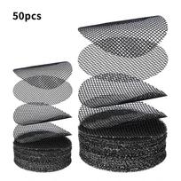 50PCS Prevent Soil Loss Breathable Gasket Leakproof Drainage Flower Pot Hole Mesh Pad Bottom Mat Breathable Drainage Gasket Net