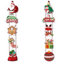 Linksmų Kalėdų pakabinamas durų baneris Kalėdų Senelis Snieguolė Kupletas Kalėdinės dekoracijos namams Kalėdinės dovanos Navidad Naujieji metai noel