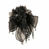 Gold Foil Women Shark Clip Large Bow Grab Clip Hairstyling Hair Claw Clips  Daily Wear Style 3