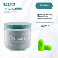 Epc Noise-Reducing Sleep Earplugs for Students' Dormitory, Snoring Prevention, 10 Pairs