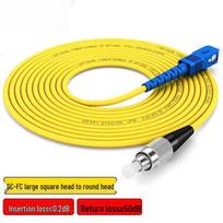 Ugreen SC-FC UPC OS2 Single Mode Fiber Optic Patch Cable geltona spalva
