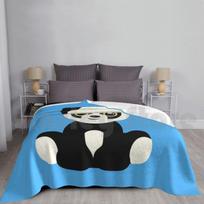 Funny Little Panda Blanket Fashion Custom Panda Lazy Panda Little Panda Panda Panda Mom Panda Dad Panda Lover Size: 75*100cm, Weight: 230 GSM
