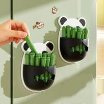 12Pcs Panda Food Clips Snack Bags Sealing Clamps Wear-Resistant Sealer Fresh Bread Condiments Storing Clamp Kitchenware