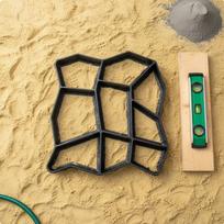 Garden road Forming Tool Reusable Concrete Stepping Stone Template Easy To Use for Gardeners, Yard, 43x43x4cm