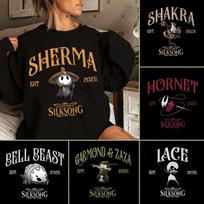 Hollow Knight Silksong Gothic Sweatshirt, Hollow Knight Characters Tee, Indie Game Graphic Tee, Gothic Aesthetic Gaming Tee S